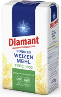 Diamant Diamant Dunkles Weizenmehl Type 1050 1 kg Packung